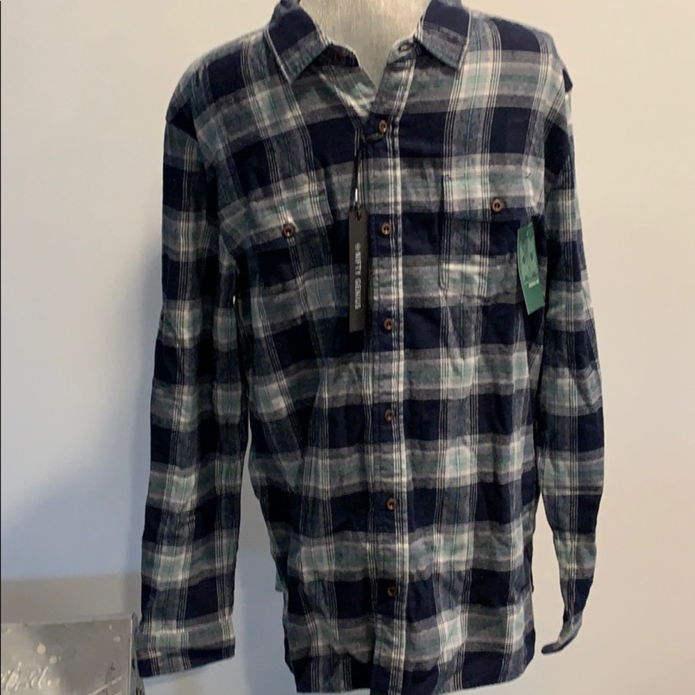 Nifty Genius Truman Two Pocket Shirt Navy XL